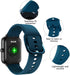 3 Pack Soft Silicone Replacement Bands for IDW13, IDW16, IDW19 Smartwatch, 22mm Strap for Fitpolo/Woneligo W3