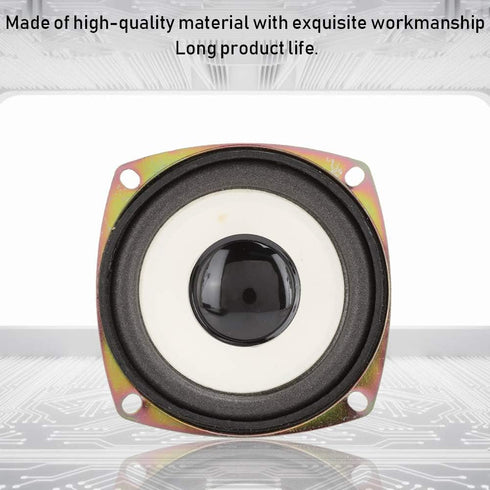 Full Range Speaker, 3 Inch 4ohm 5W Mini Full Frequency Audio Loudspeaker for Multimedia Sound Box DIY