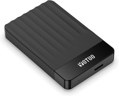 Portable External Hard Drive Storage, Mobile HDD USB 3.0 for PC, Mac, Desktop, Laptop, PS4, PS5, Xbox (Black, 320GB)