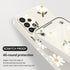 Soft Silicone Drop Protective Flower Case for Samsung Galaxy A53 5G, Creative Design - Daisy White