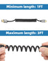 4K/60Hz 18Gbps 3D, 3D, GELRHONR Mini HDTV Coiled Cable, Thin Mini HDTV Cable Short Support for DSLR Camera Camcorder