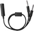 Headset Adapter Cable - U174 Helicopter to General Aviation Headset Adapter with Dual GA Plugs