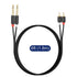 1/4 inch 2 6.35 mm 2 6 J&D Dual TS to Dual RCA Stereo Audio Interconnect Cable, Gold Plated Audiowave Series x Male TS