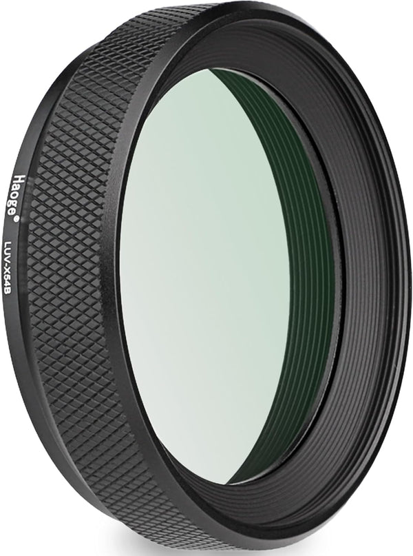 Haoge LUV-X54B Metal Lens Hood with MC UV Protection Multicoated Ultraviolet Lens Filter