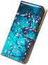 Bcov 13, 13 Case for iPhone Plum Blossom Flower Leather Flip Phone Case Wallet Cover with Card Slot Holder Kickstand