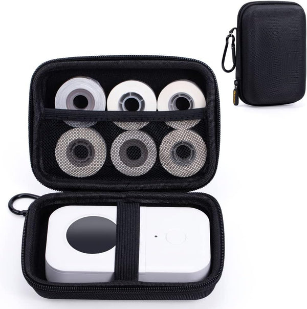 Phomemo D30 D35 Label Marker Case, Waterproof Storage Bag for JADENS D110/SUPVAN E10/Marklife P11 Label Printer