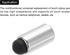 MECCANIXITY 2pcs Magnetic Stylus Pen Tips, Fine Conductive Rubber for Capacitive Touch Screen Pens