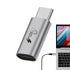 Generic 2.5x1.5cm USB Data Blocker, Aluminum Alloy Anti Juice Jacking Adapter Type-C to Type-C USB Protector Charging