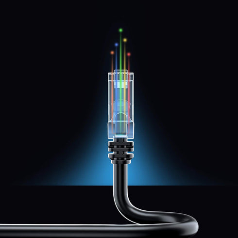 7 75 Cat7 RJ45 Cat Ethernet Cable ft - High-Speed Internet & Network LAN Patch Cables, Connectors - Perfect for Gaming