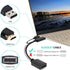 Hd to dp Cable Converter Adapter HDMI to DisplayPort Adapter with USB Power 4k for PC Laptop HDMI Male to DP Female Adapter Compliant with Xbox One/PS4/PS5