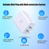 USB Wall Charger Block, Costyle 5 Pack 30W Dual Ports USB Quick Fast Charger 3.0 & 5V 2.4A for Samsung Galaxy, iPhone