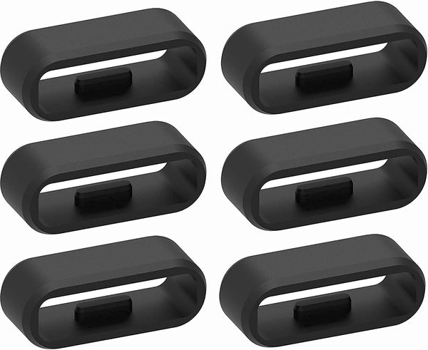 Fastener Rings for Garmin vivosport/Approach X10,X40/Forerunner 255S,265S,45S/Venu 2S,3S/Vivoactive 4S Bands, Black