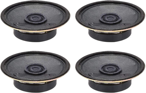 uxcell 0.5W 8 Ohm 50mm Dia Round Shape Magnetic Speaker Replacement Loudspeaker 4pcs