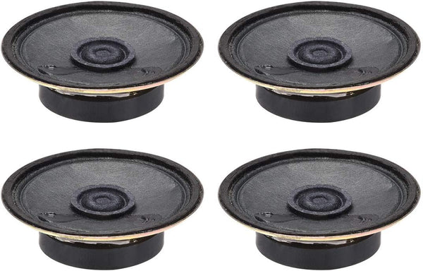 uxcell 0.5W 8 Ohm 50mm Dia Round Shape Magnetic Speaker Replacement Loudspeaker 4pcs