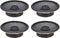 uxcell 0.5W 8 Ohm 50mm Dia Round Shape Magnetic Speaker Replacement Loudspeaker 4pcs