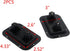 T Tulead Audio Dual Speakon Plates, Iron Speaker Jack Plate, 5.35"x3.5", Pack of 2 with Mounting Screws