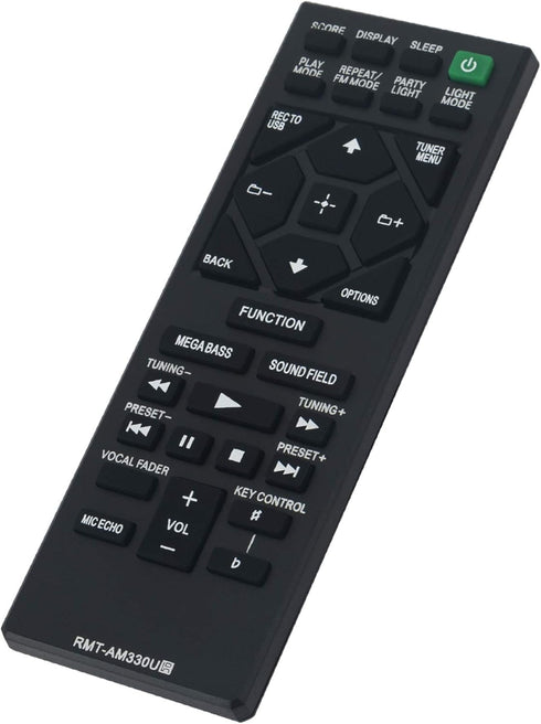 RMT-AM330U Replaced Remote for Sony Home Audio Models MHC-V21, MHC-V50, MHC-V90W, SHAKE-X10, and More