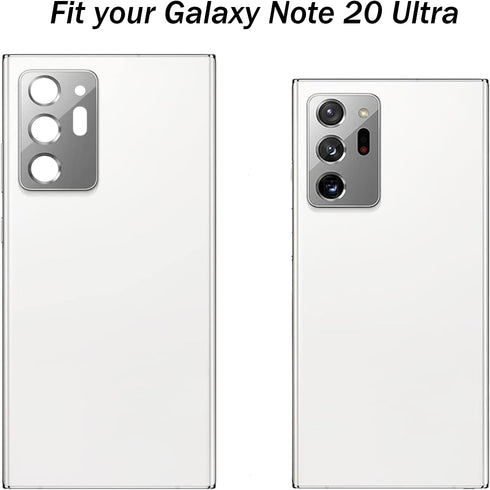 Note 20 Ultra Back Glass Replacement for Samsung Galaxy Note 20 5G N986U All Carriers Housing Door Panel Cover with Camera Lens Adhesive Tape and Repair Tool Kits (Mystic White)