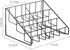 MyGift 3-Tier Modern Matte Black Metal Wire CD Storage Rack, Tabletop Media Organizer, Set of 2