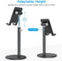 OMOTON Cell Phone Stand, Adjustable Height Aluminum Desktop Holder for iPhone 13/Mini/Pro/Max, All Smartphones