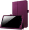 Premium PU Leather Folio Case for Galaxy Tab A 10.1 (2016 NO S Pen Version), Purple | Smart Stand Cover for Samsung