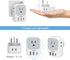 TESSAN US to UK Plug Adapter, Type G Travel Converter with 3 USB Charger and 4 Outlets for USA to UK