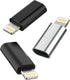 3 Pack USB C Female to Lightning Male Adapter, Type C Power Charger Plug for Apple iPhone and iPad