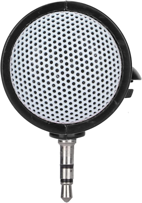 Mini Speaker, 3.5mm Jack Portable Stereo Speaker for MP3 Music Player, Tablets, Laptops, PCs, MP4 (Black)
