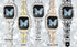 Wingle Rose Gold Apple Watch Bands 45mm for Women - iWatch Series 8 7 Butterfly Diamond Bracelet with Bling Screen