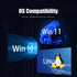 GLOTRENDS BE8774 WiFi 7 PCIe Card, Low-Profile Bracket for Desktop PC, Intel BE200NGW Chip, Bluetooth 5.4, Windows 11/10