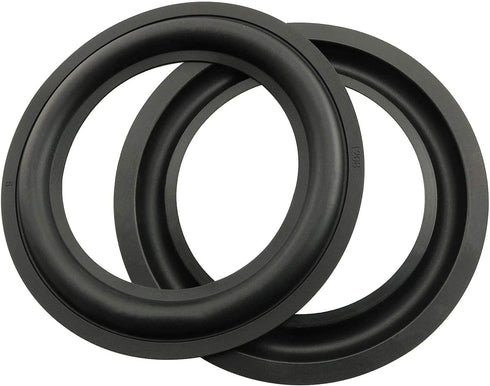 Rubber Ring 2PCS 5 Inch Black Speaker Rubber Foam Edge Surround Rings Repair Kit
