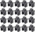 Pack of 30 SFP Silicone Protectors, Cap Port Cover Anti Dust, 14mmx12mmx17mm Black