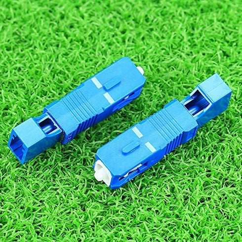 Single Mode 9/125um SC Male to LC Female Hybrid Optic Optical Fiber Adapter - Simplex Converter