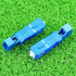 Single Mode 9/125um SC Male to LC Female Hybrid Optic Optical Fiber Adapter - Simplex Converter