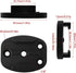 CNC Aluminum Quick Release Tripod Mount with 1/4 Adapter for GoPro Sports Cameras