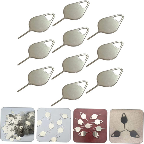200pcs jojofuny Sim Tray Remover Tool for Cell Phones Sim Ejector Pin Easy to Use Portable