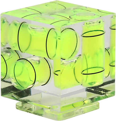 Camera Level Hot Shoe Level, Hot Shoe Bubble Level Camera Hot Shoe Cover 3 Axis 2 Axis 1Axis Bubble Spirit Level Compatible with Nikon, Olympus, Pentax Digital and Film Cameras-4 Packs