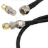 SMA to F Adapter, SMA Male to F Type Male 20 inch RG58 Coaxial Extension Cable + 3pcs F Type Connectors