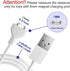 Magnetic USB DC Charger Cable, 2.7ft Replacement Cord for Rechargeable Toys, Massagers, Electric Toothbrush