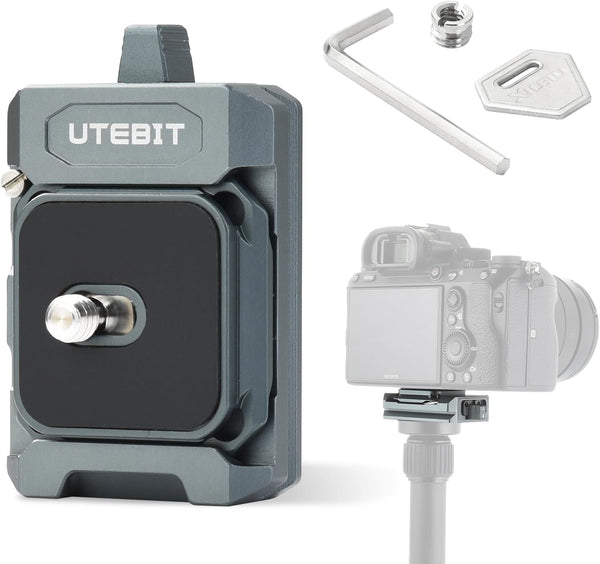 UTEBIT Quick Release Plate Kit, Arcac/F38 Interface Camera Quick Release Plate Mount Quick