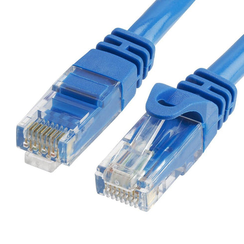 Cmple CAT 6 500MHz UTP ETHERNET LAN NETWORK CABLE - 25 FT Blue