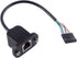 RJ12 6P6C Cable to 6 Pin 0.1" Pitch Debug Terminal Block Adapter, 6 Ways Telephony Female Connector Socket