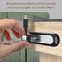 Magnetic Cable Holder with 6 Slots, Self Adhesive Cable Clips for USB Cord Management Under Desk (Black)