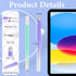 Stylus Pens for Touch Screens(2PCS), High Precision Magnetic Disc Universal Stylus Pen for iPad, 2-in-1 iPad Pen Compatible with iPhone/iPad/Android Tablets and Most Touch Screen(Green/Purple)