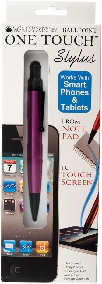 Monteverde One Touch Stylus with Brass Barrel Ballpoint Pen for iPad 2/3/4 (MV35337)