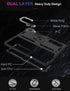 IKAZZ Galaxy Z Fold 3 Case, Military Grade Shockproof Heavy Duty Phone Cover with Magnetic Kickstand (Black)