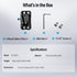 Sirui Mini V Mount Battery Plate, Small V Mount Adapter with Multi Threads, SC-VM-B