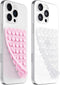 AZXYI Anteel 2 Pack Silicone Suction Cup Phone Case Mount Double Sided, Non