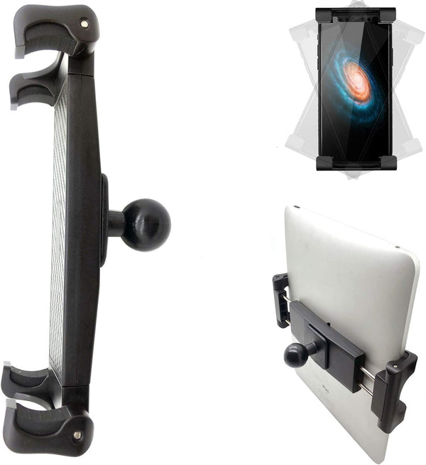 Lycan Series Tablet Smartphone Holder with 1" Rubber Coating Ball for iPad Pro, iPhone, Galaxy Tab