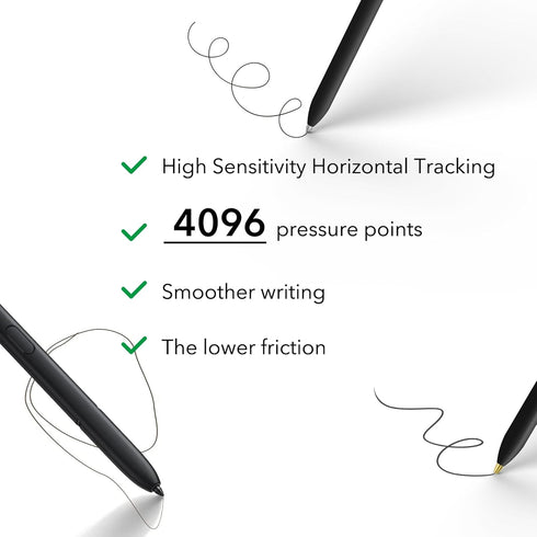 Metal Nibs Replacement for Samsung Galaxy Tab S9/S9FE+/S9 Ultra/S8/S8+/S8 Ultra/S7/S7 FE/S6/S6 Lite/S22/S23/S24 Ultra S